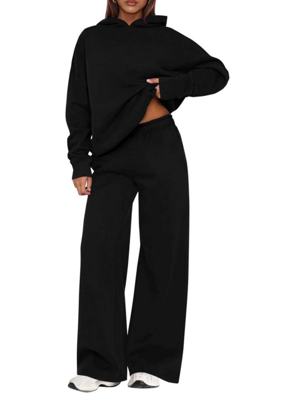 Chic 2-Piece Lounge Set for Women | Cozy Matching Sweatsuit Outfit